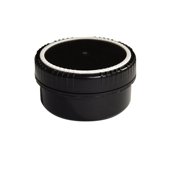 Kunststoffrunddose schwarz UV mit Deckel Farben-Frikell WTB Kunststoffrunddose schwarz UV mit Deckel Farben-Frikell WTB