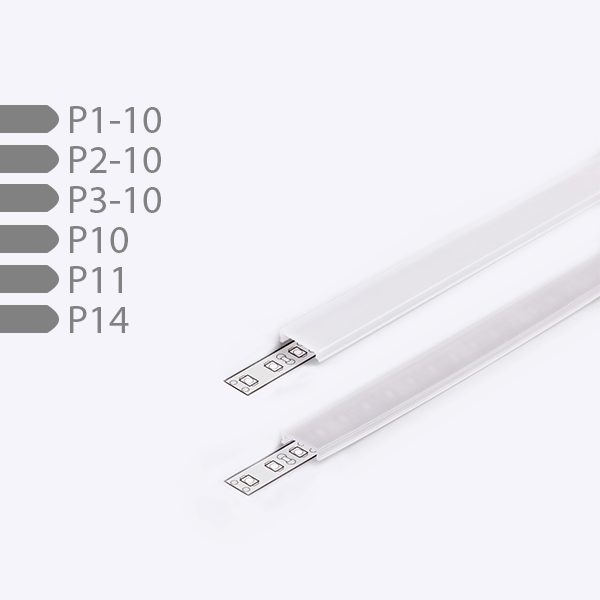 Profil-Cover für P1-/P2-/P3-10 + P10/P11/P14, 2m Farben-Frikell WTB
