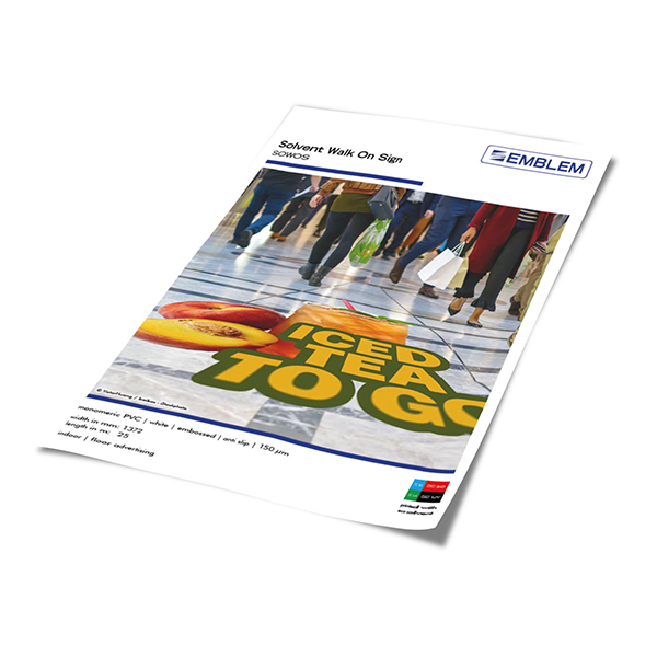 EMBLEM Solvent Walk On Sign SOWOS Dataplot Farben-Frikell WTB EMBLEM Solvent Walk On Sign SOWOS Dataplot Farben-Frikell WTB