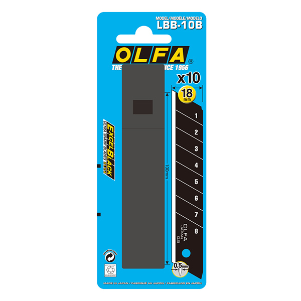 OLFA® Ersatzklinge LBB-10B (18 mm) Olfa Farben-Frikell WTB