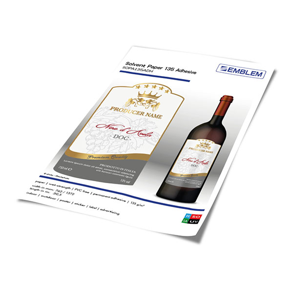 EMBLEM Solvent Paper 135 adhesive SOPA135ADH Farben-Frikell WTB EMBLEM Solvent Paper 135 adhesive SOPA135ADH Farben-Frikell WTB