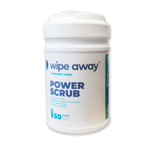 WipeAway PowerScrub - vorbefeuchtete Tücher Ecoline Farben-Frikell WTB